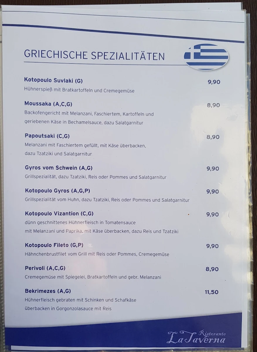 Speisekarte photo 2