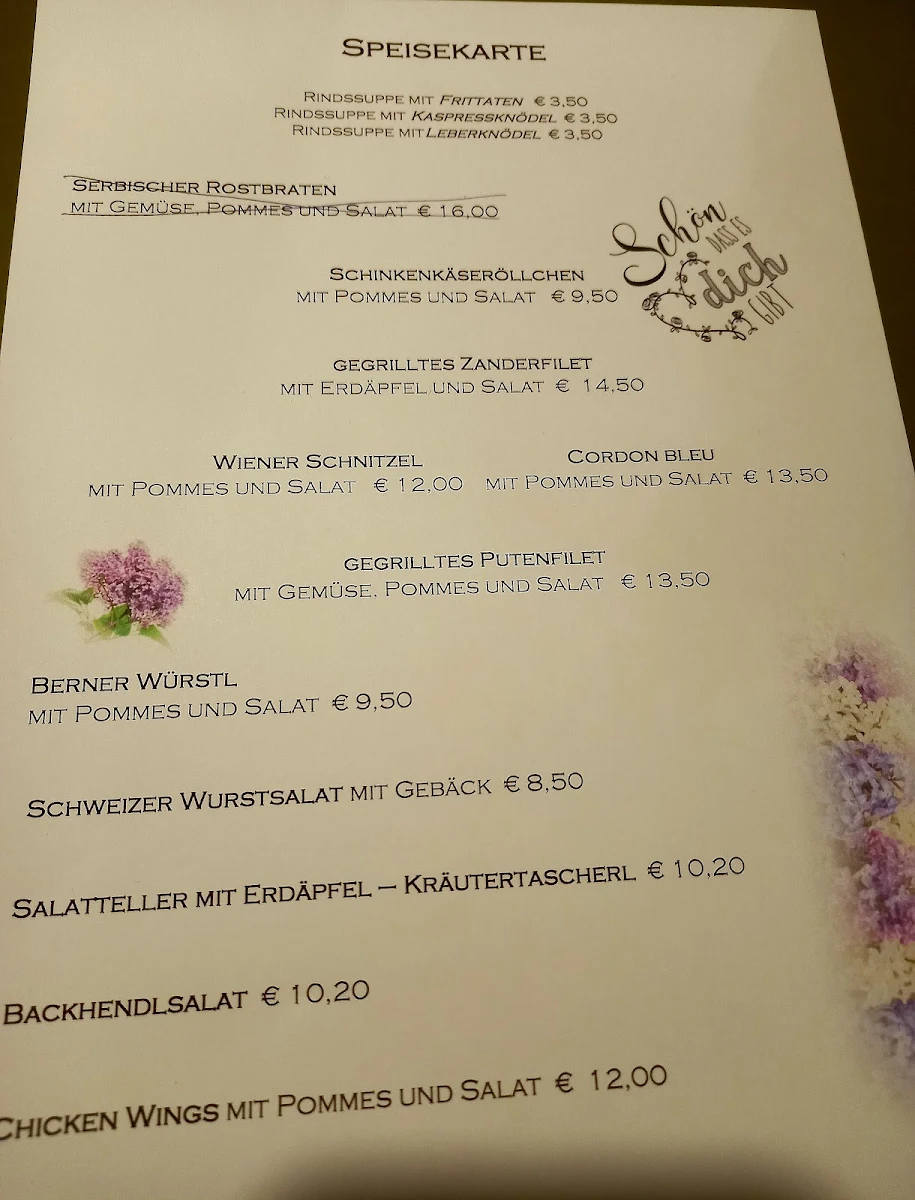 Speisekarte photo 1