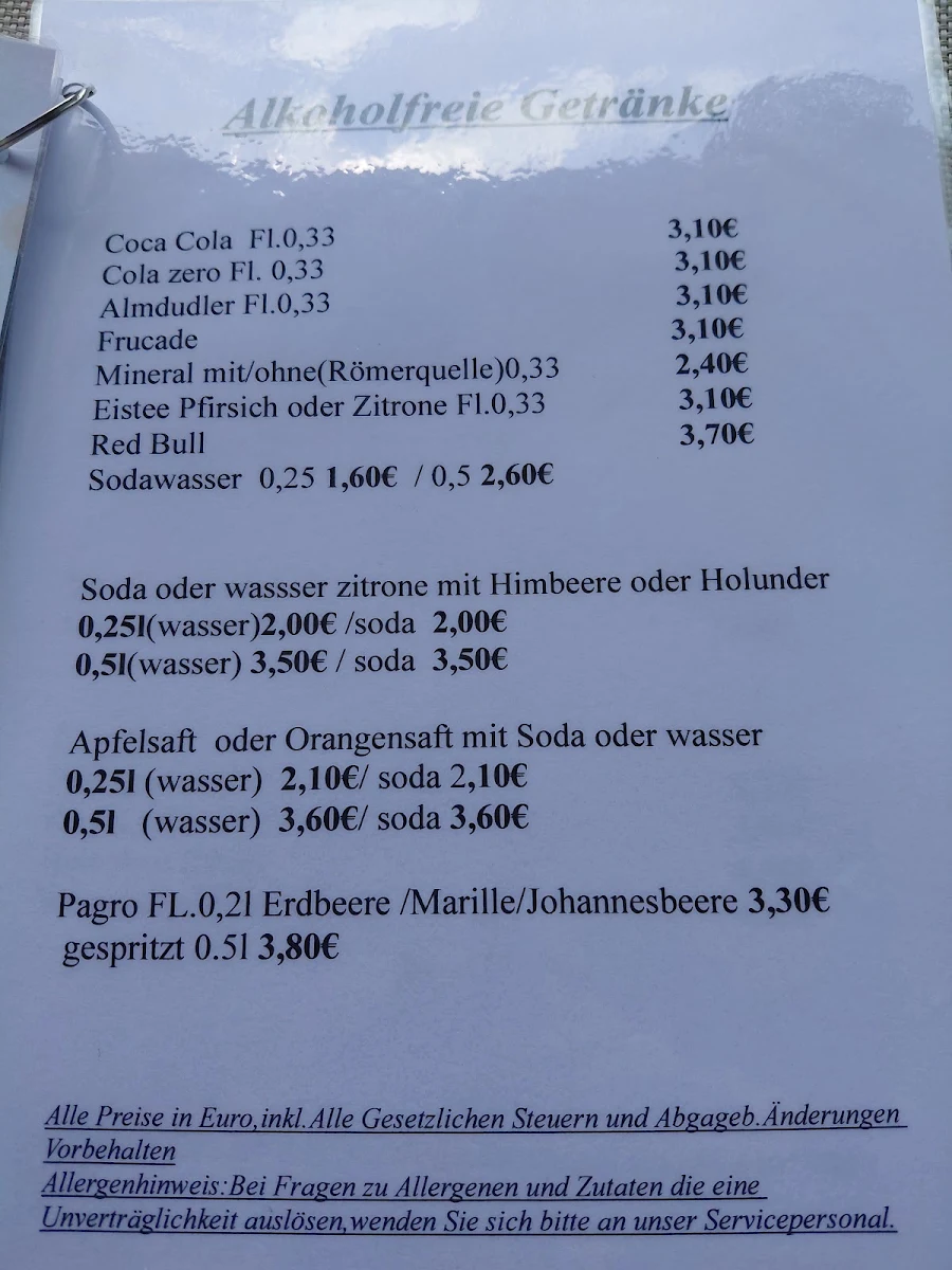 Speisekarte photo 5