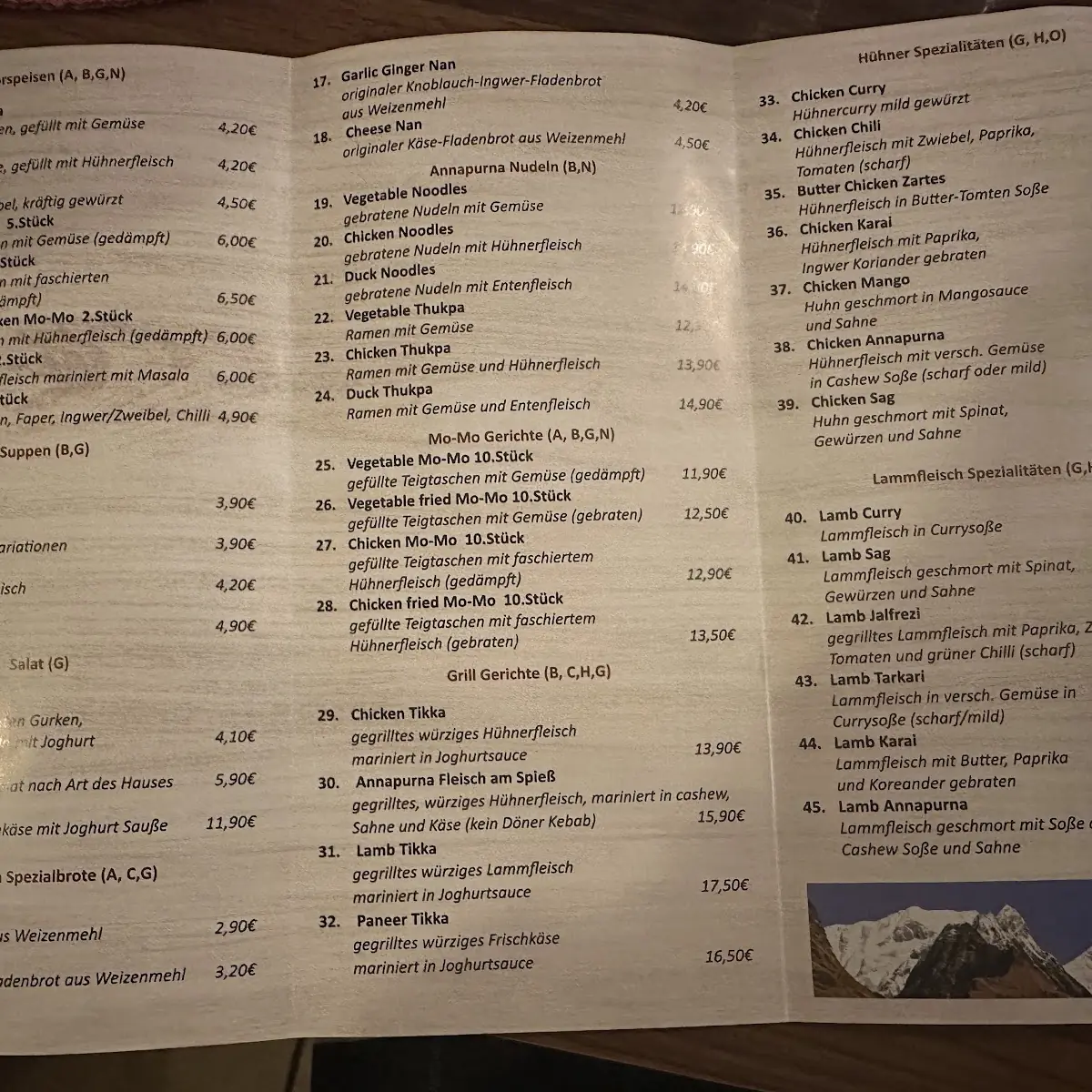 Speisekarte photo 8