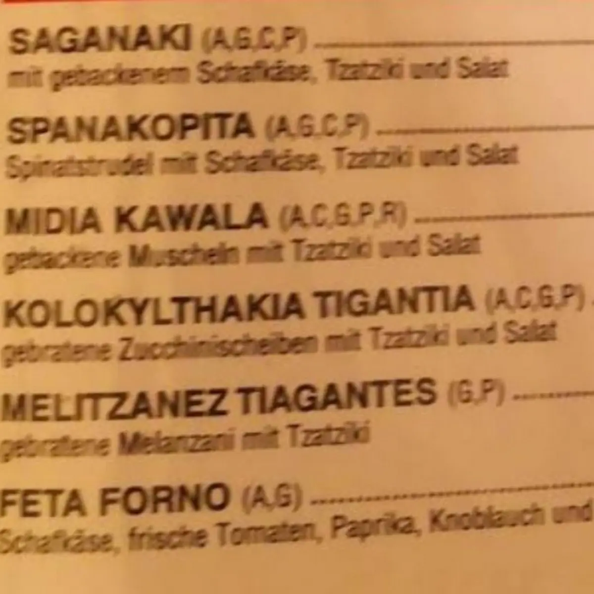 Speisekarte photo 10