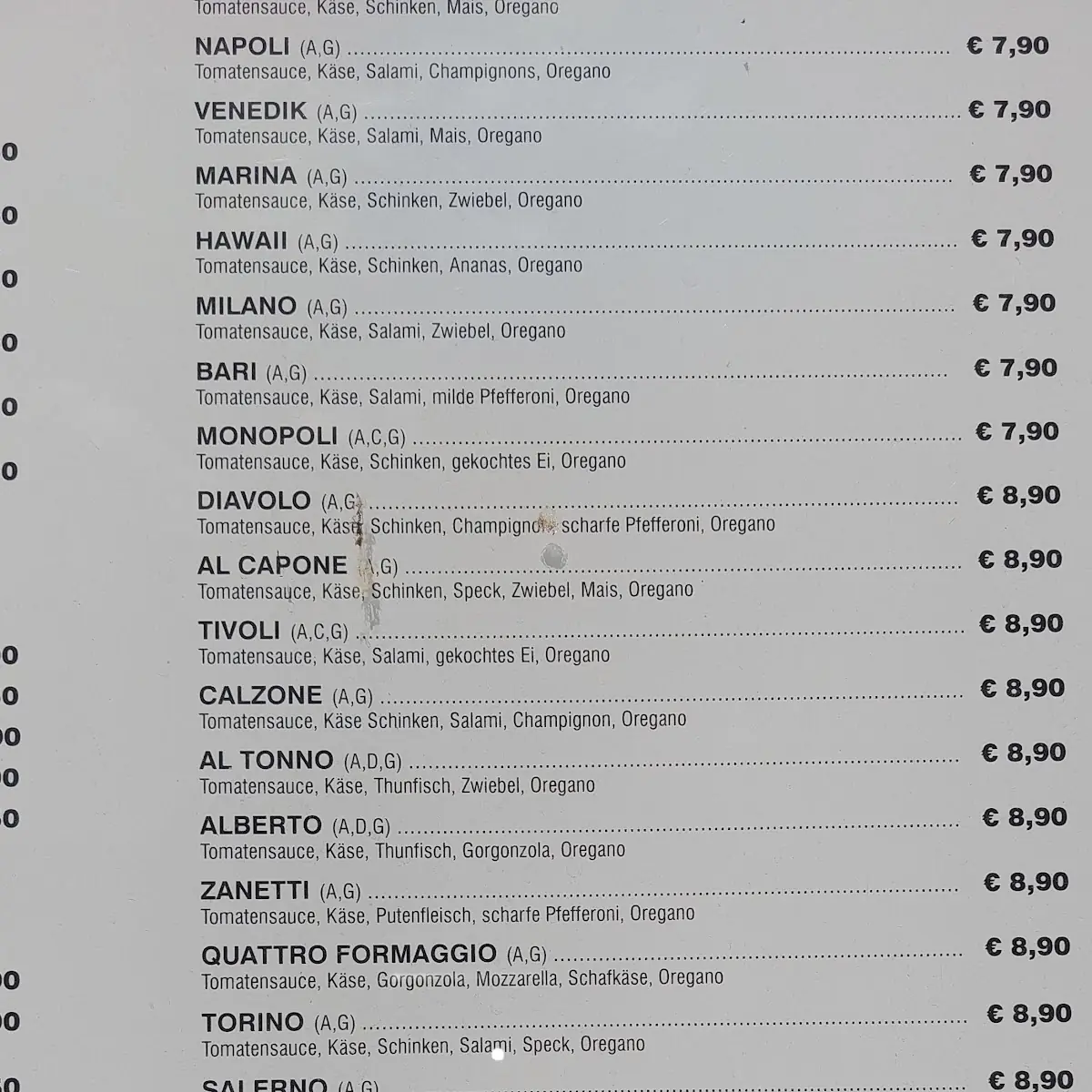 Speisekarte photo 9