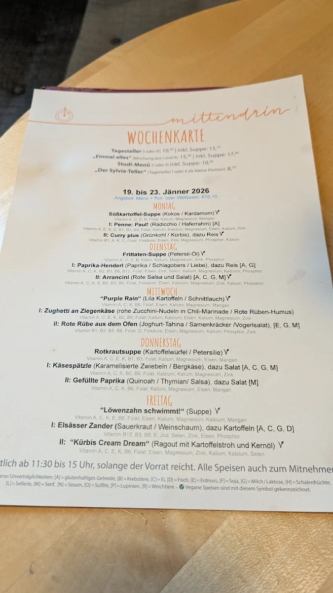 Speisekarte photo 1
