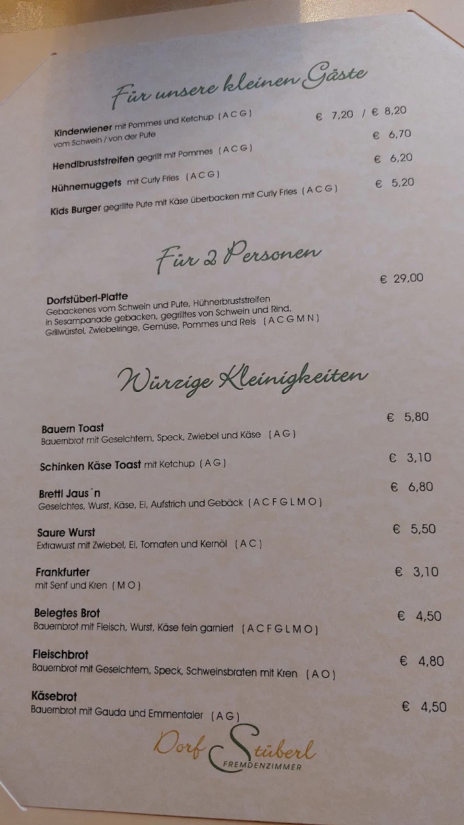 Speisekarte photo 1