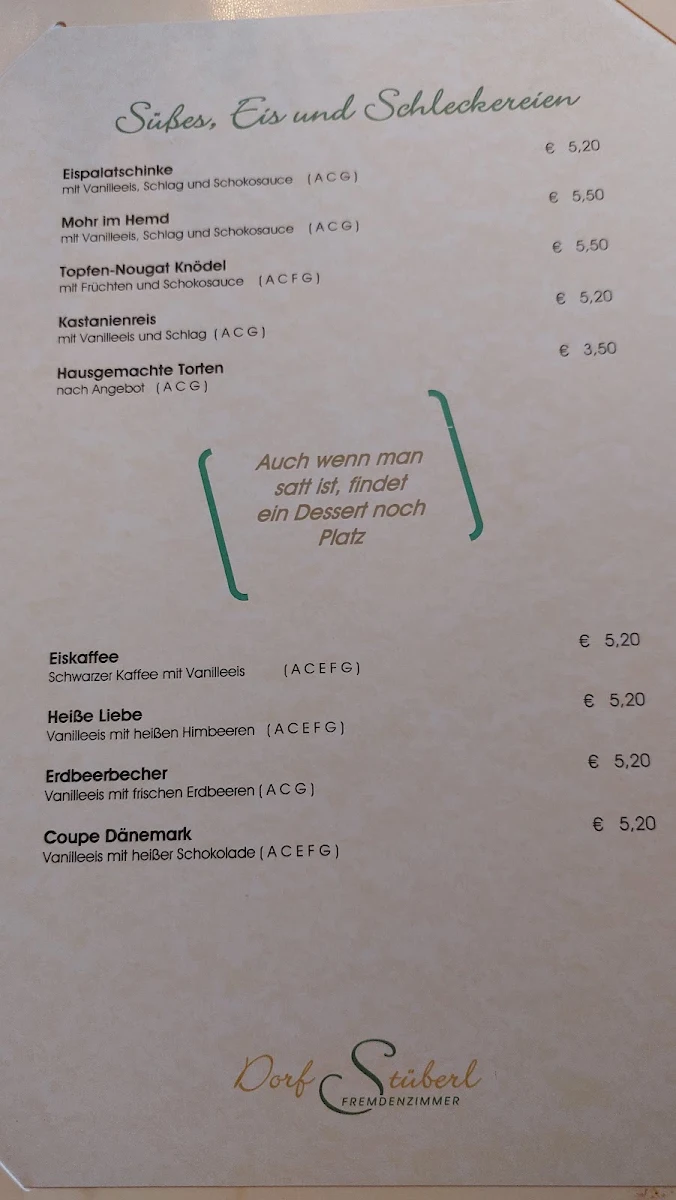 Speisekarte photo 2