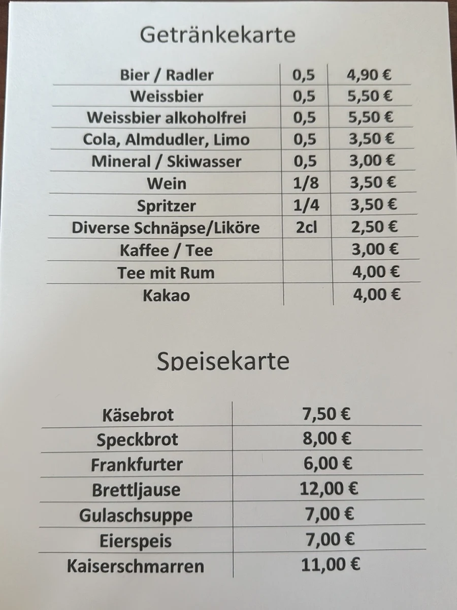 Speisekarte photo 1