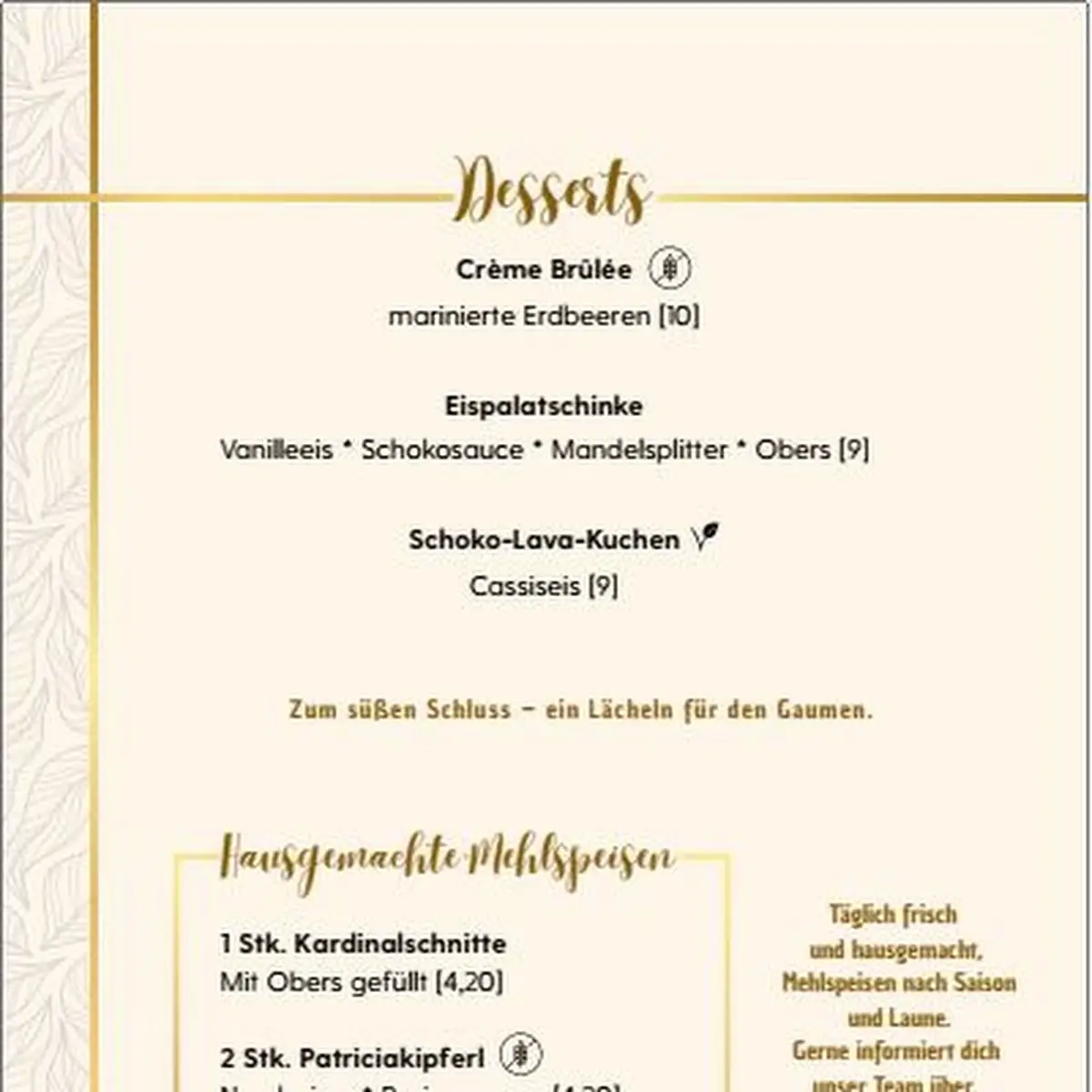 Speisekarte photo 6
