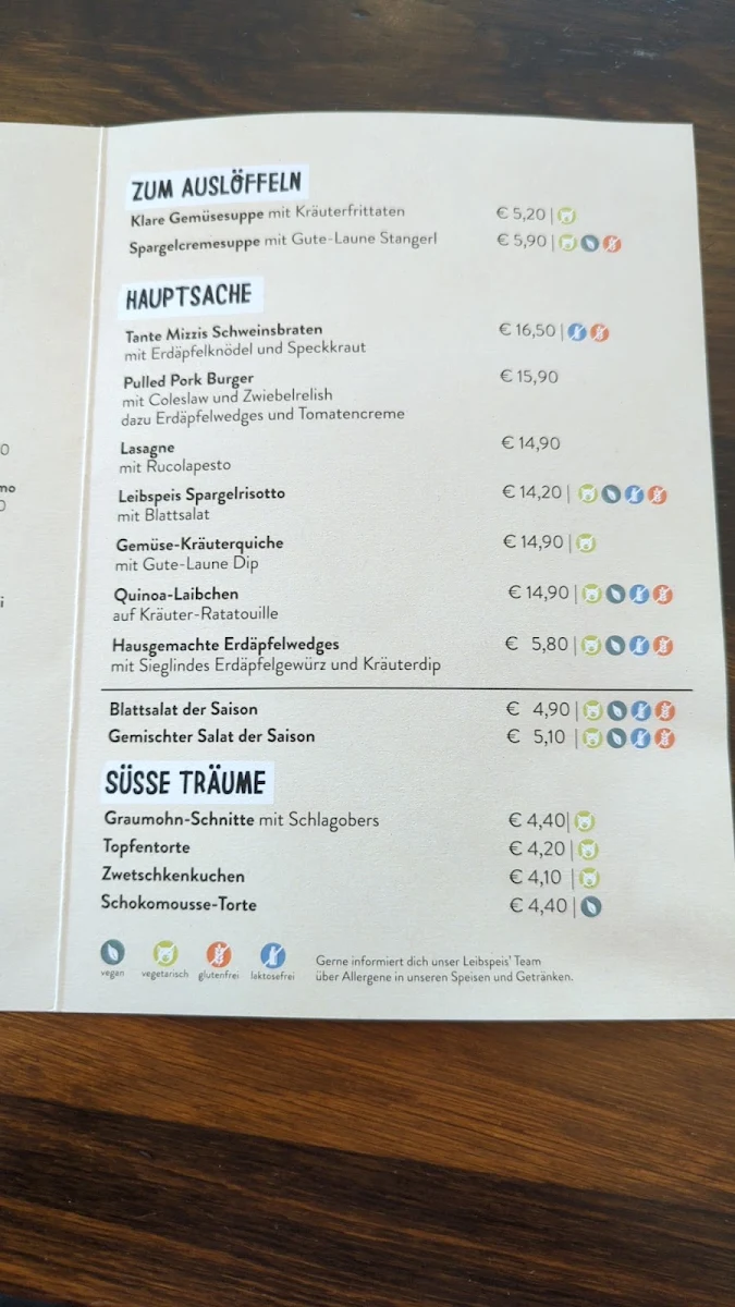 Speisekarte photo 5