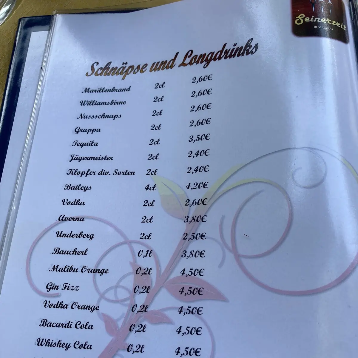 Speisekarte photo 5