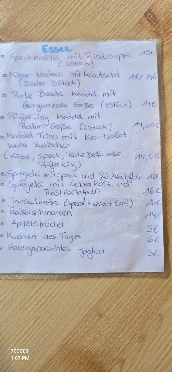 Speisekarte photo 1