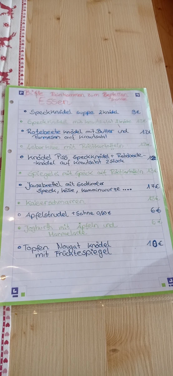 Speisekarte photo 2