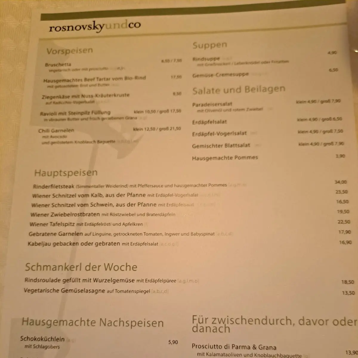 Speisekarte photo 10
