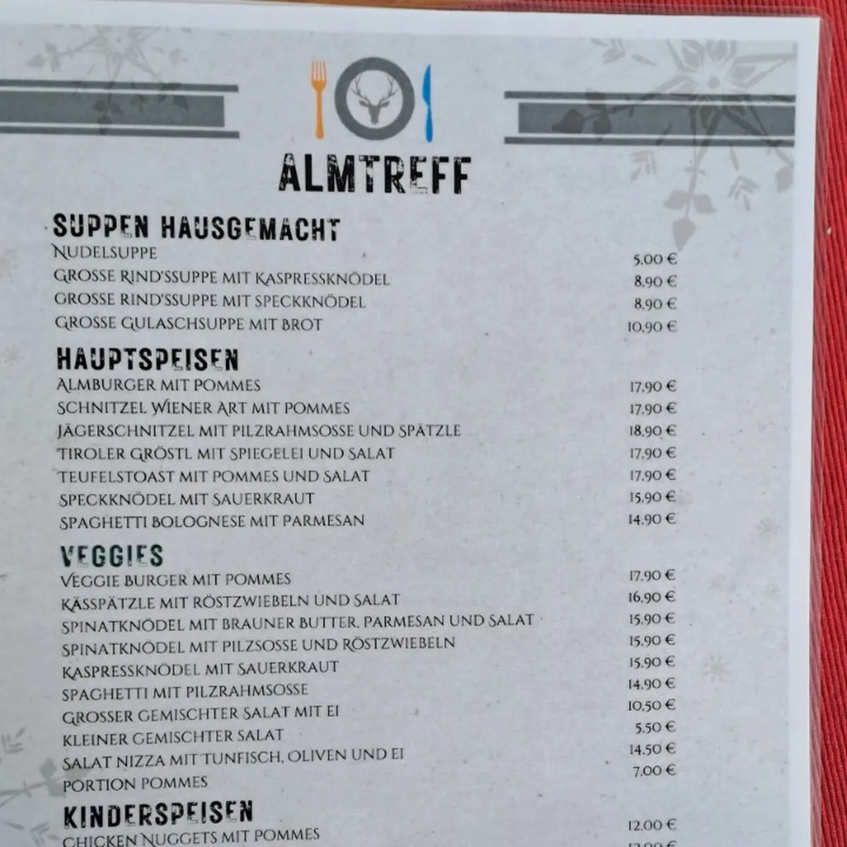 Speisekarte photo 1