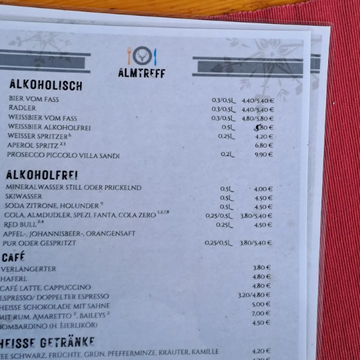Speisekarte photo 2
