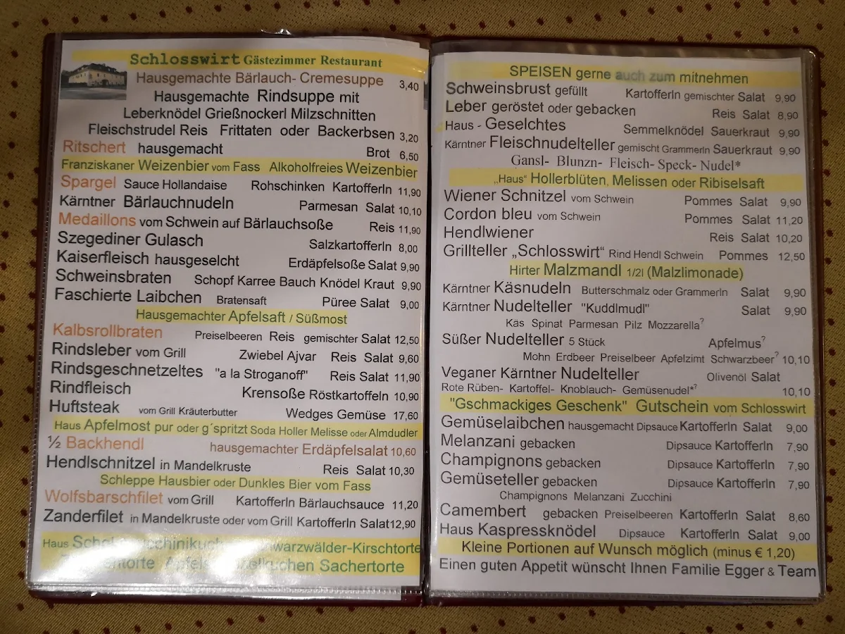 Speisekarte photo 8