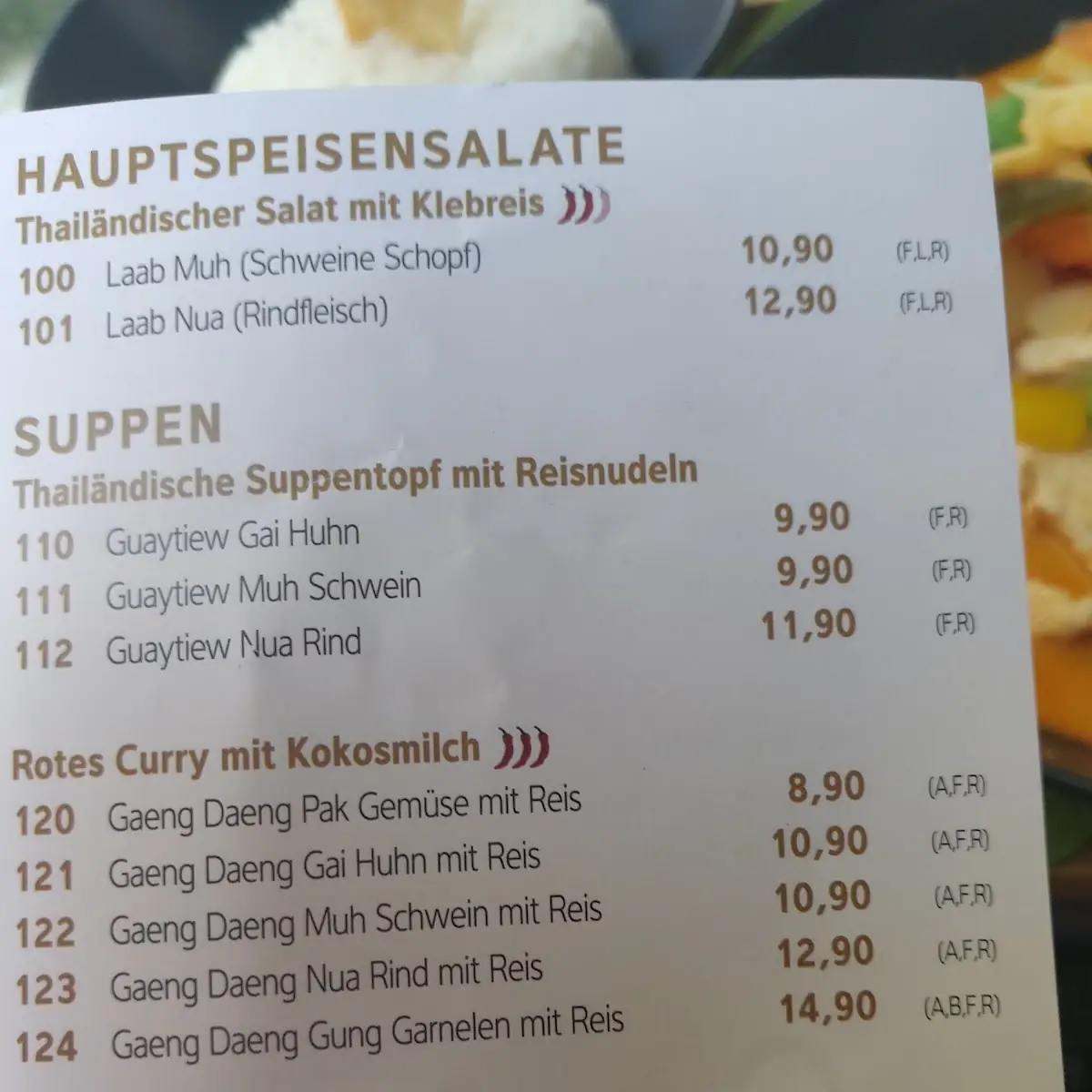 Speisekarte photo 10