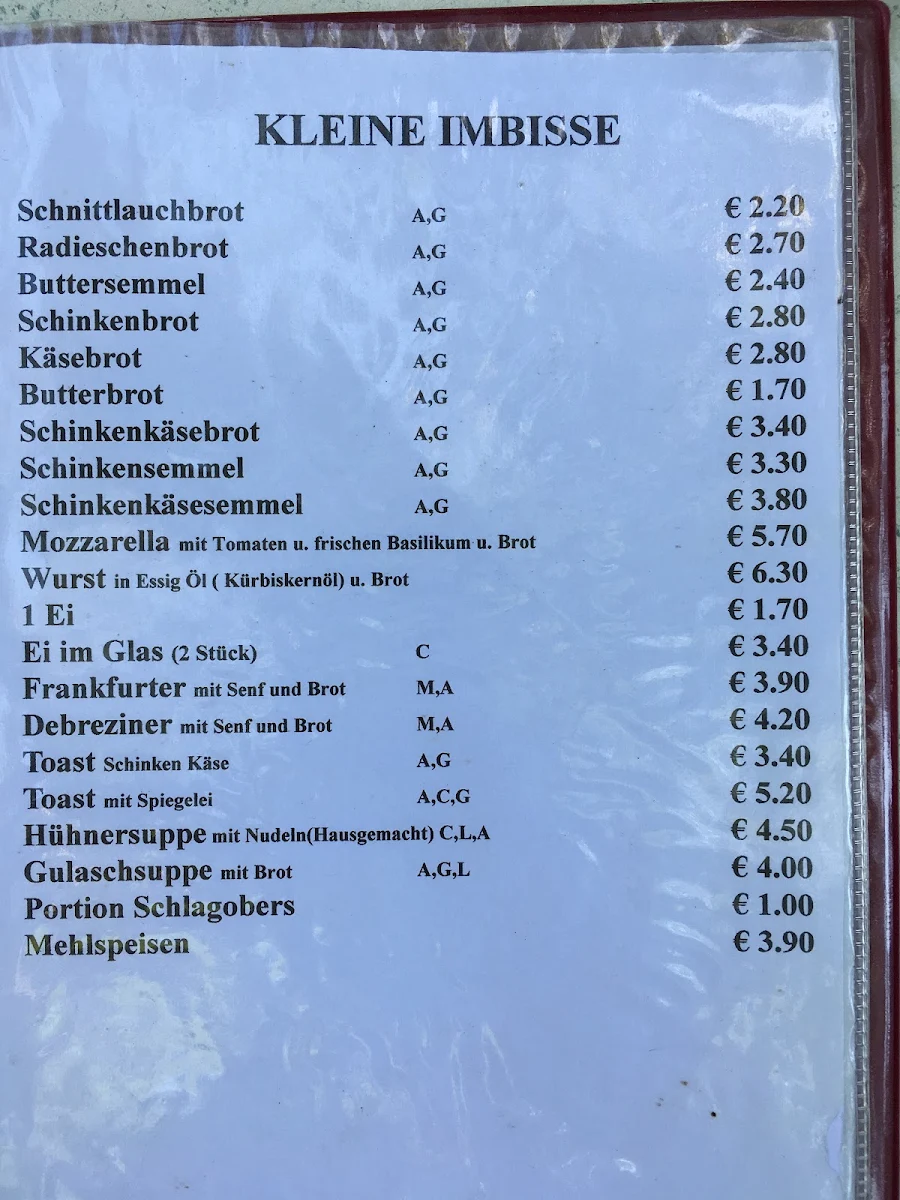 Speisekarte photo 1