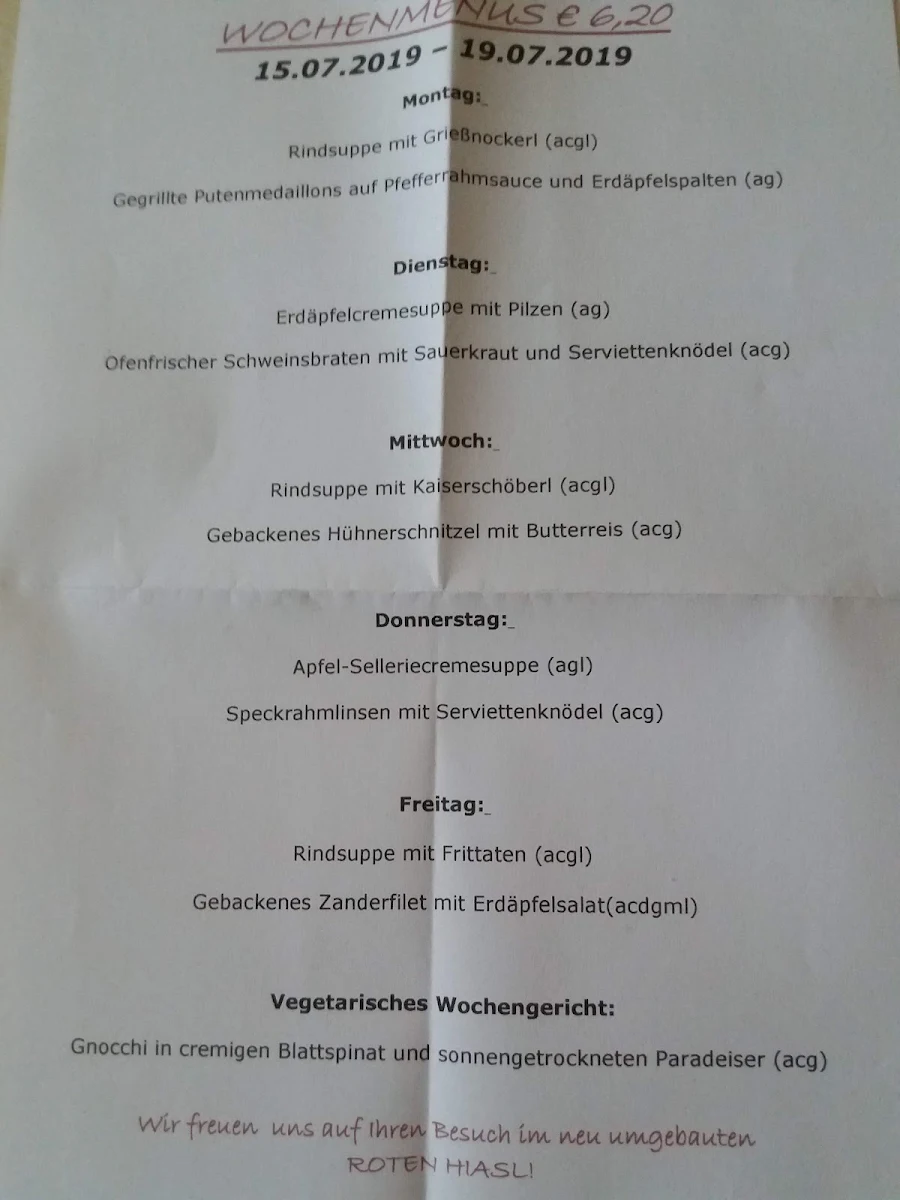 Speisekarte photo 5