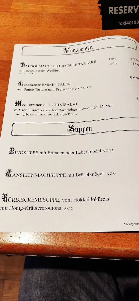 Speisekarte photo 6