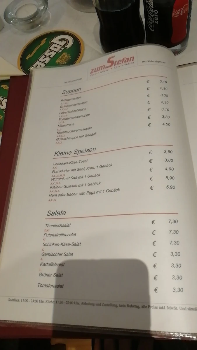 Speisekarte photo 3