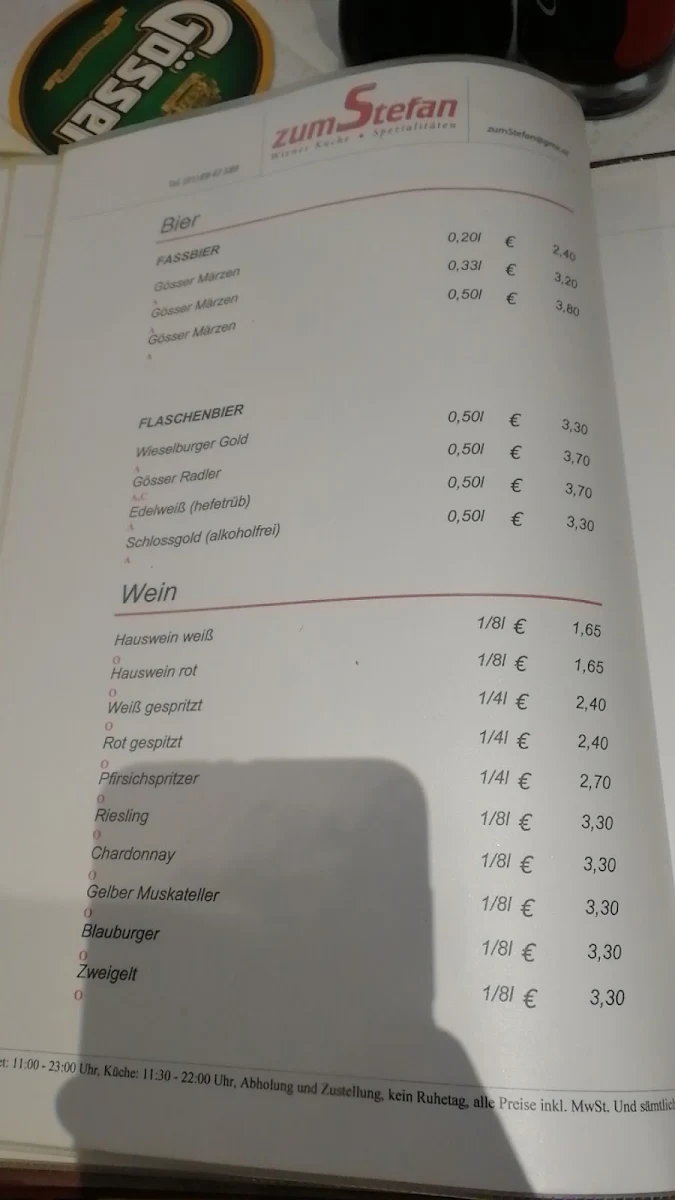 Speisekarte photo 6