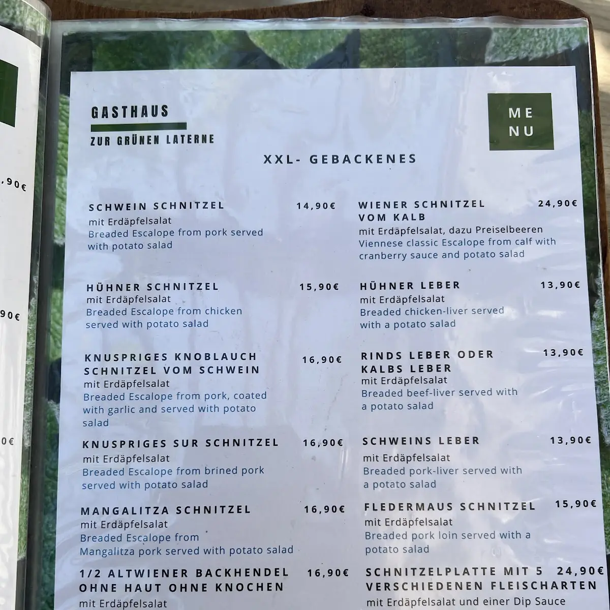Speisekarte photo 5