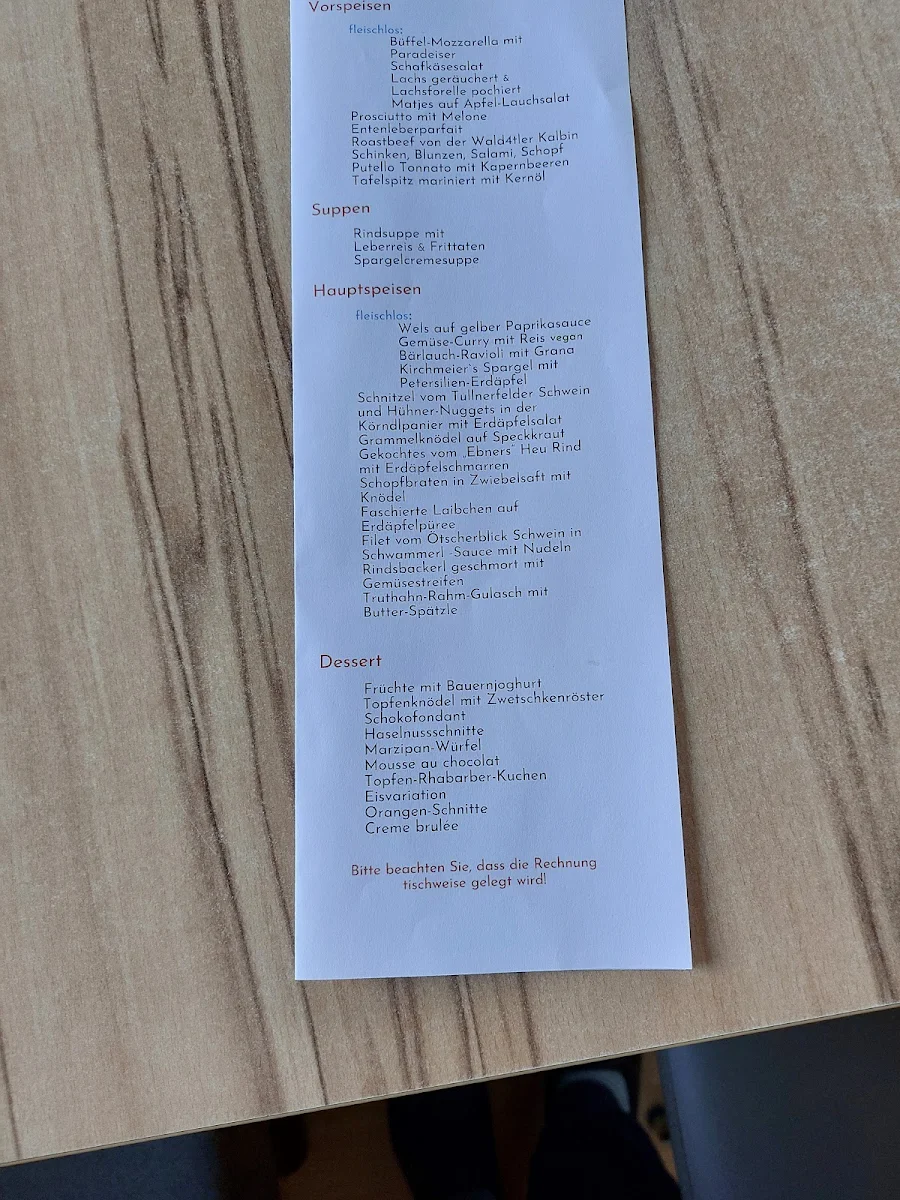 Speisekarte photo 4