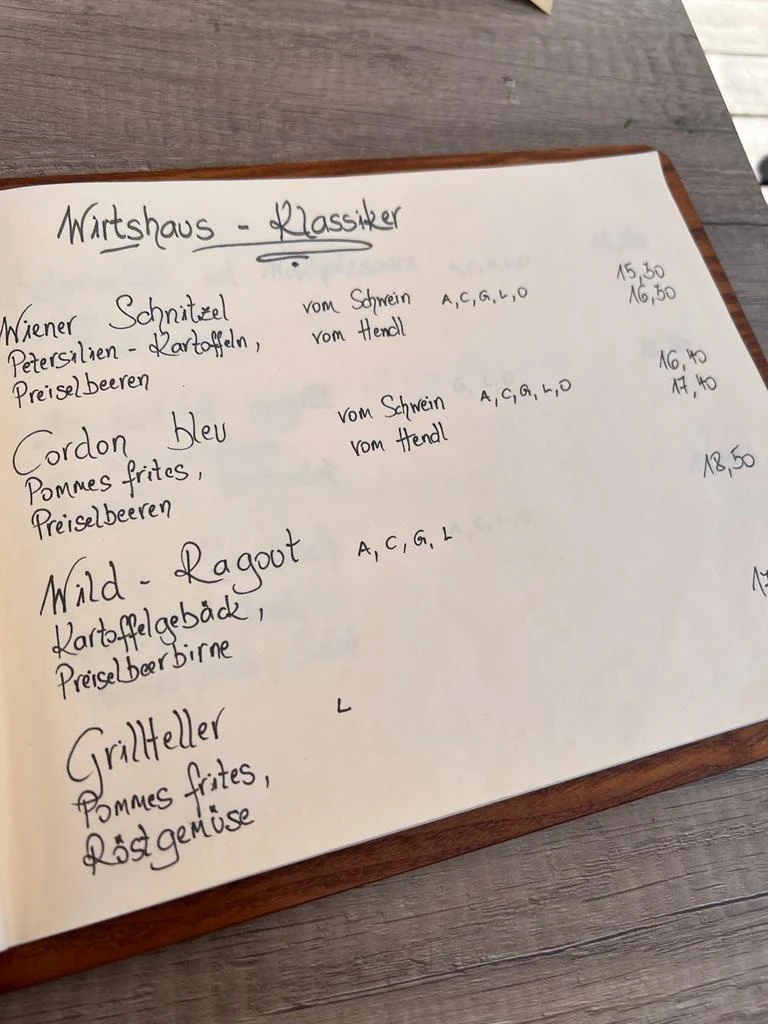 Speisekarte photo 5