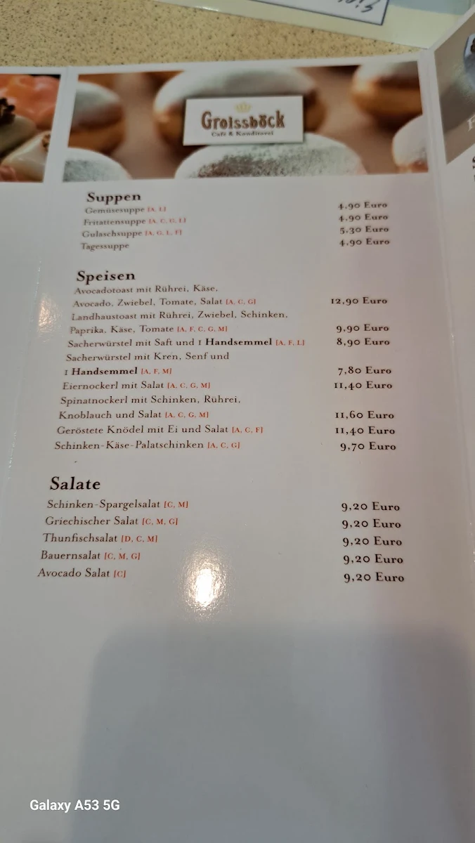 Speisekarte photo 2