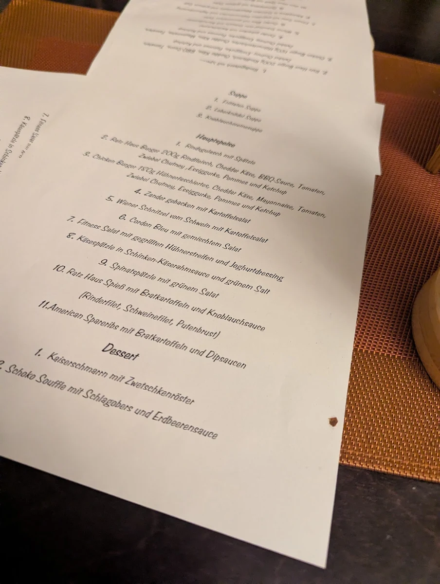 Speisekarte photo 2