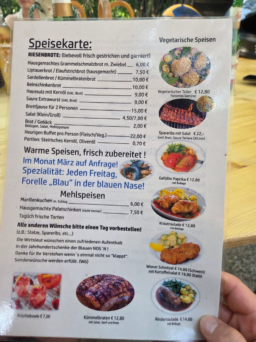 Speisekarte photo 1
