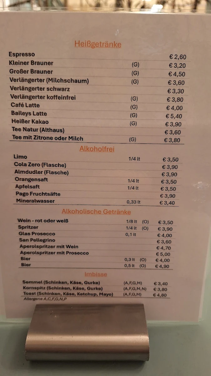 Speisekarte photo 1