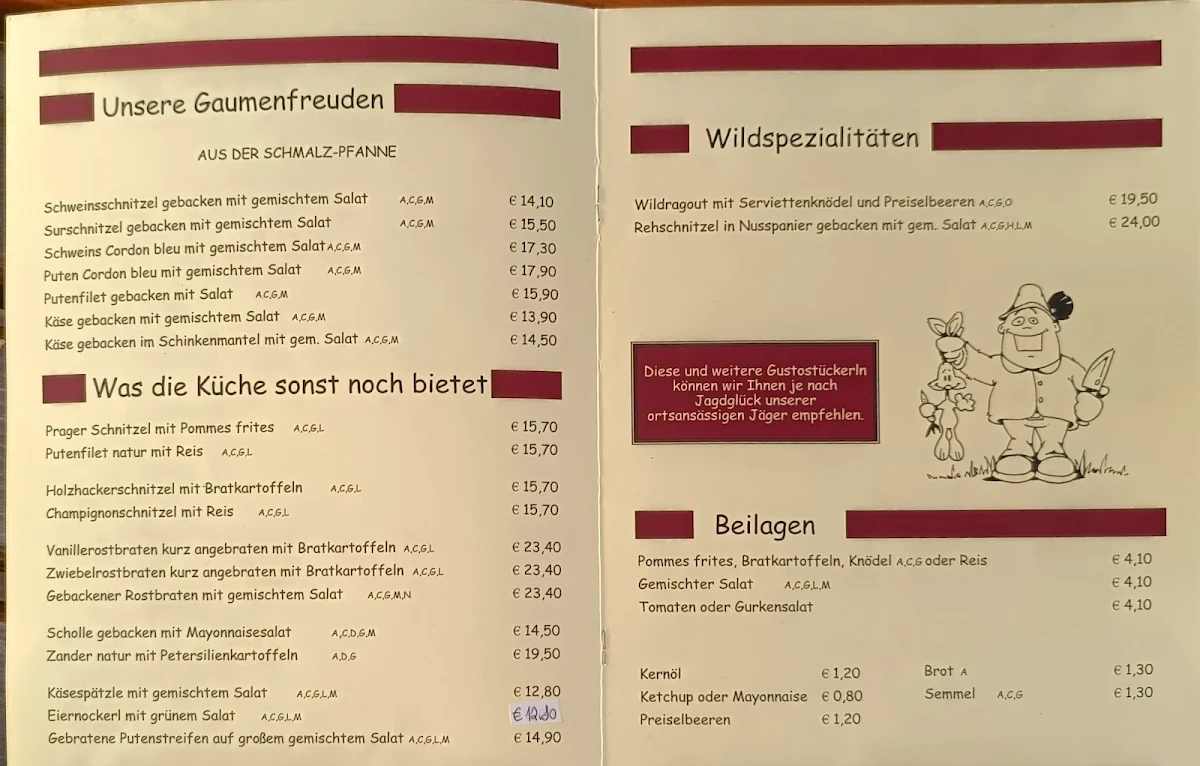Speisekarte photo 1
