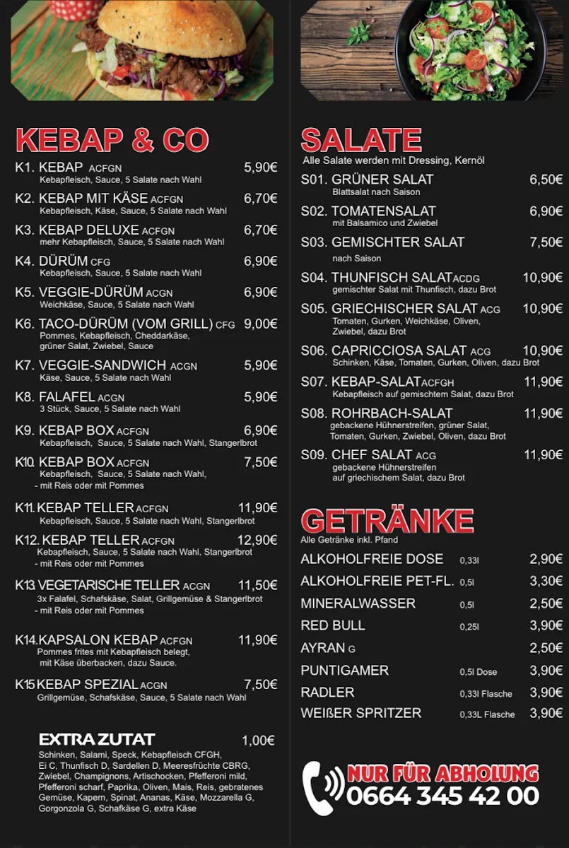 Speisekarte photo 3