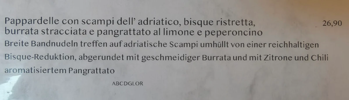 Speisekarte photo 10