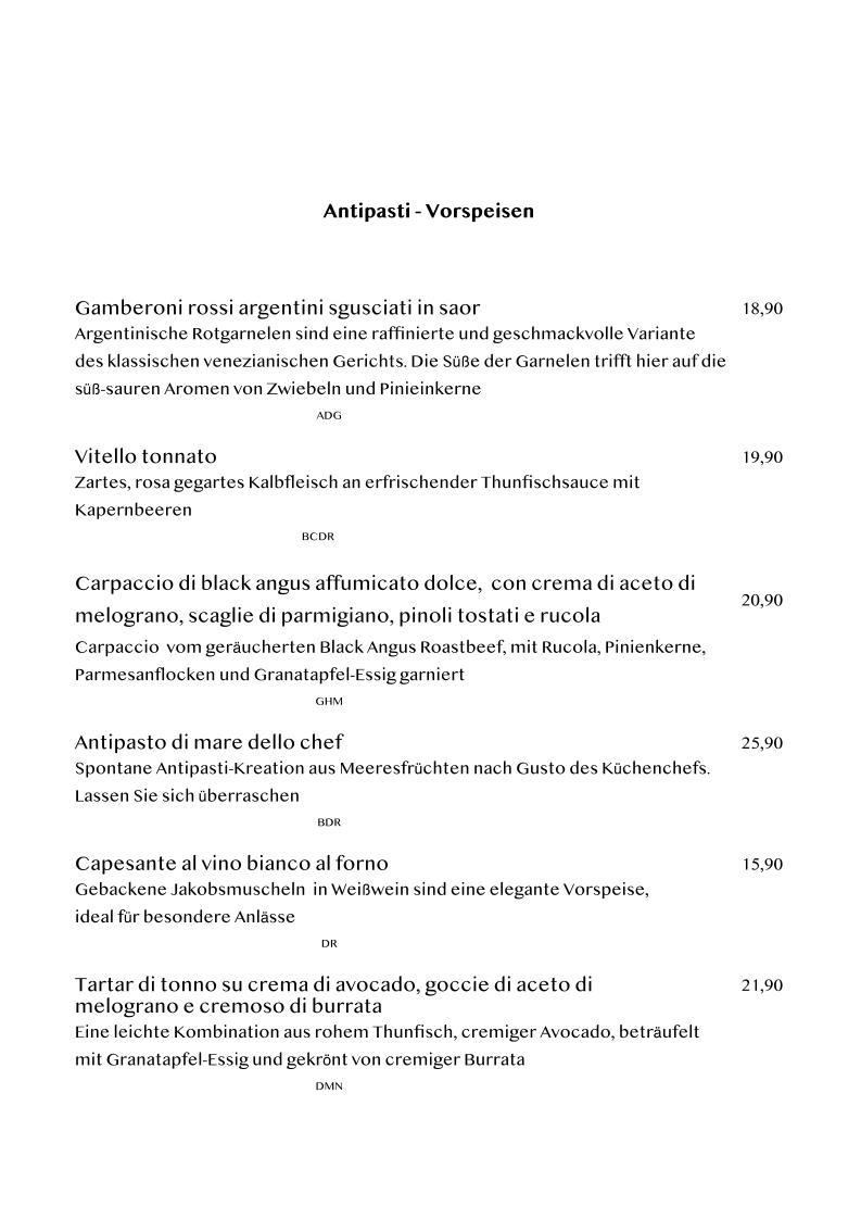 Speisekarte photo 4