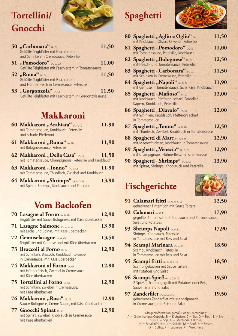 Speisekarte photo 1