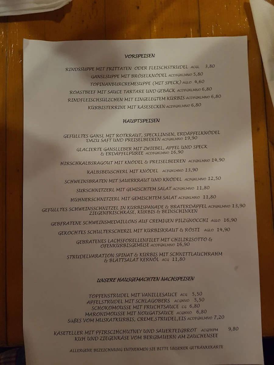 Speisekarte photo 6