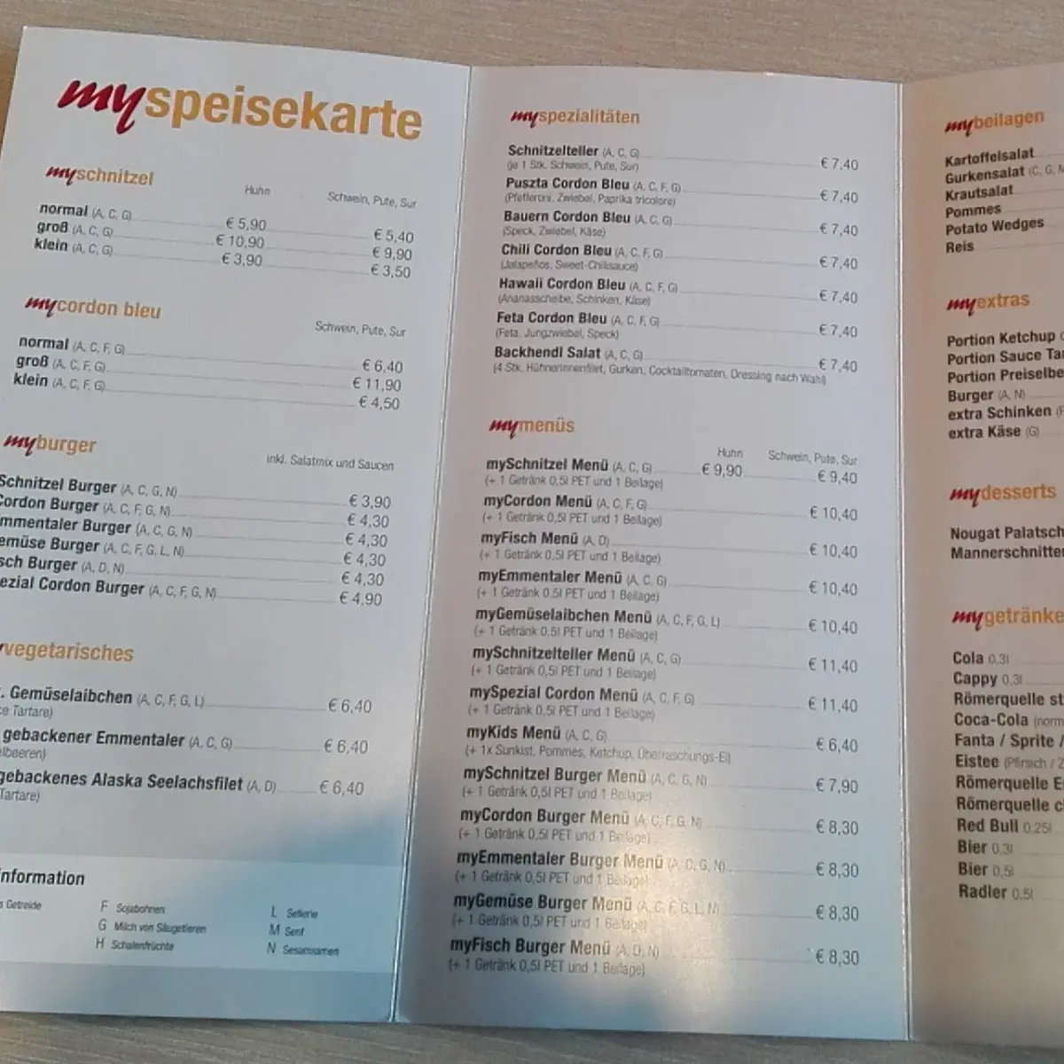 Speisekarte photo 7