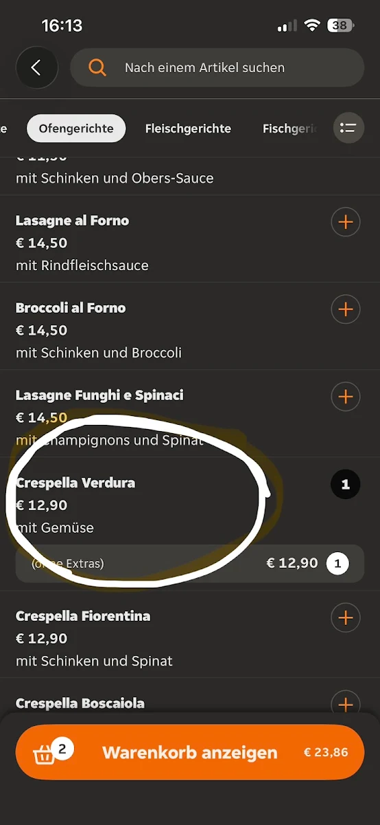 Speisekarte photo 1