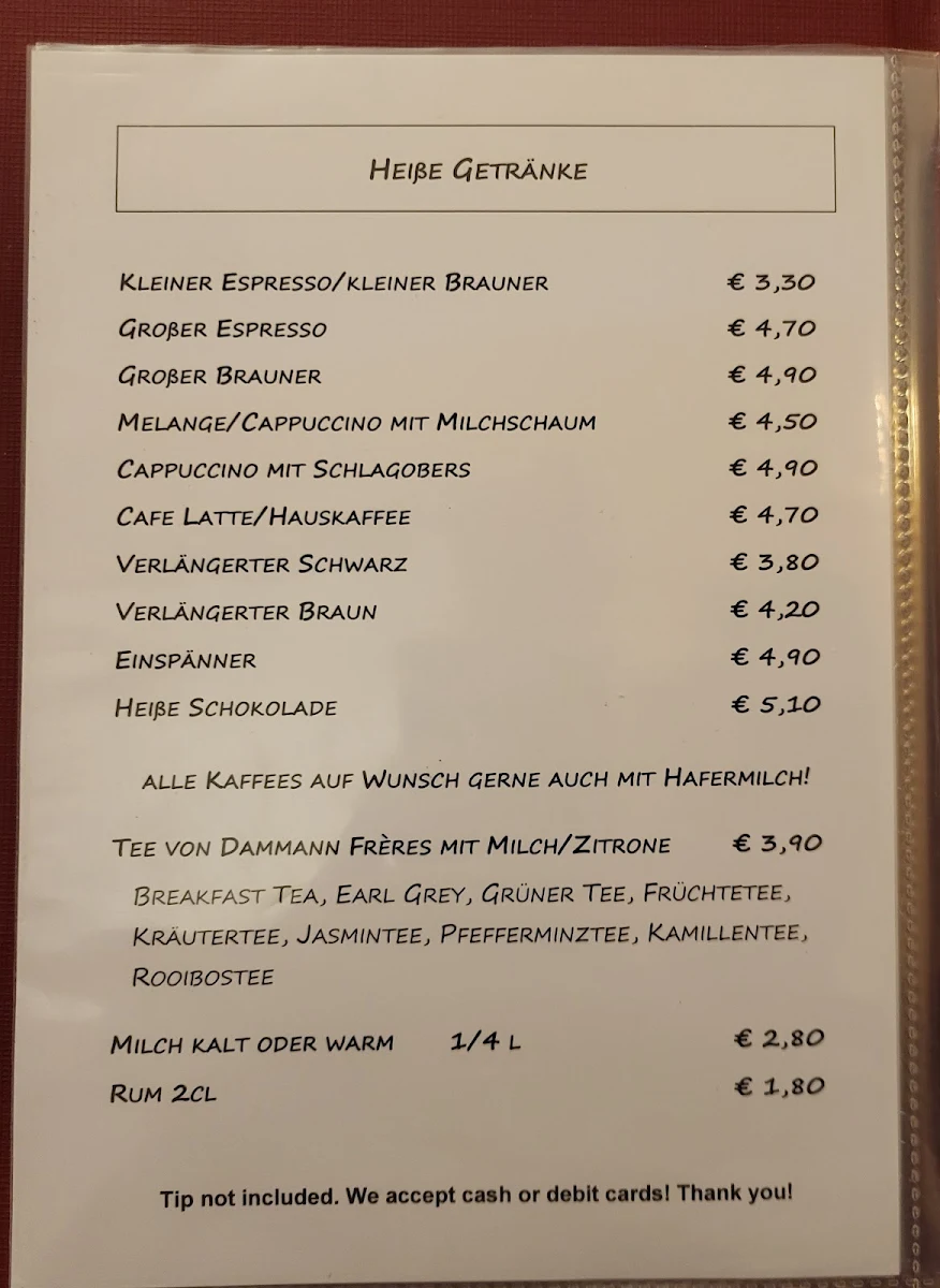 Speisekarte photo 1