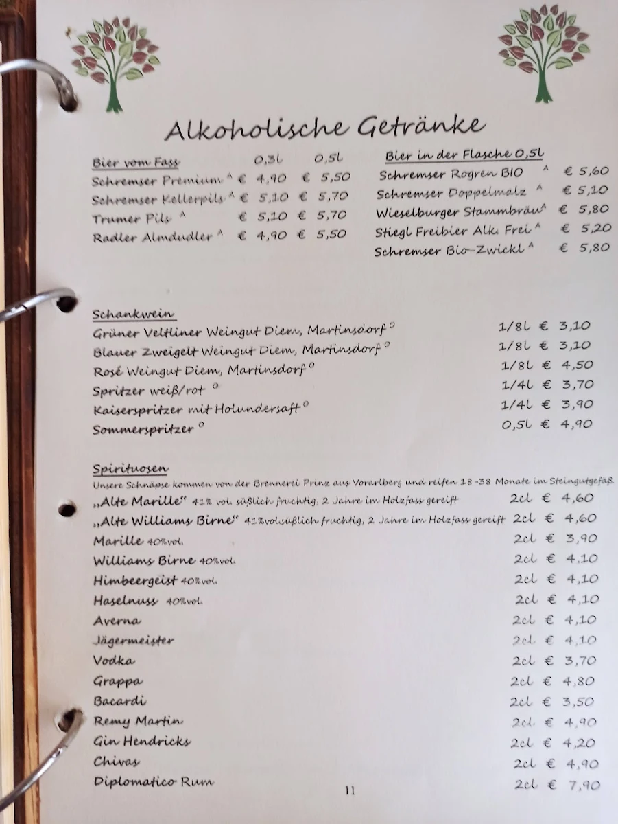 Speisekarte photo 2