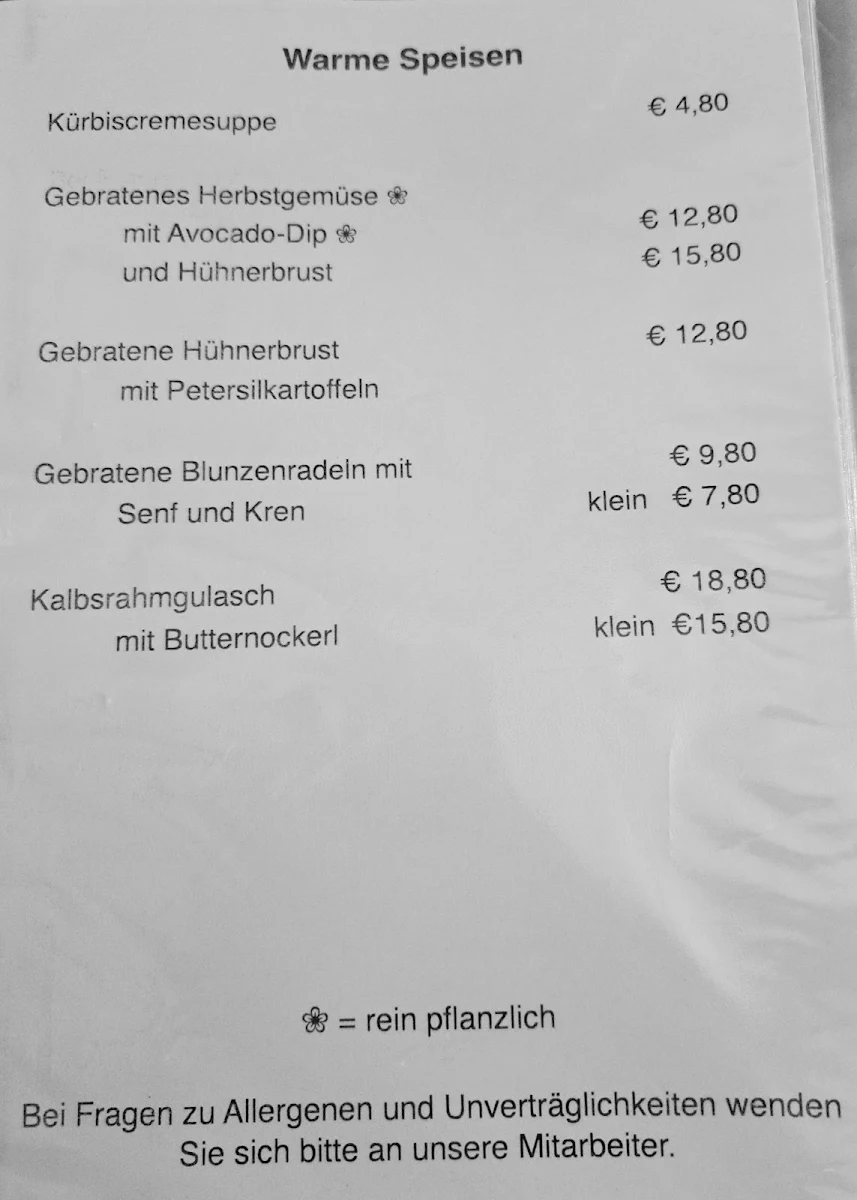 Speisekarte photo 3