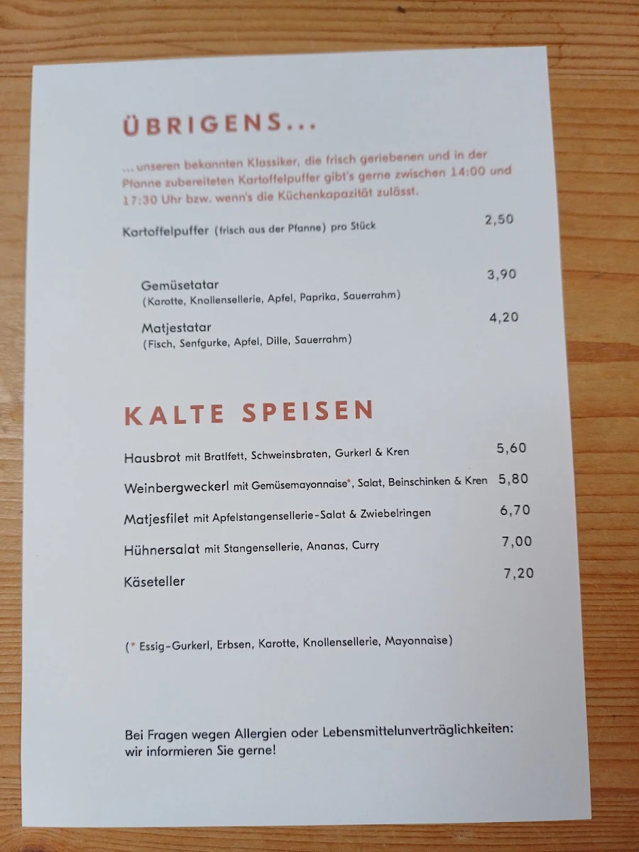 Speisekarte photo 4