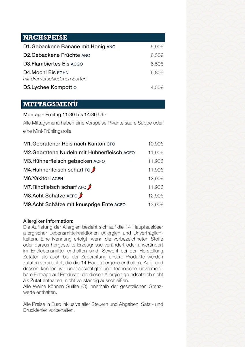 Speisekarte photo 3