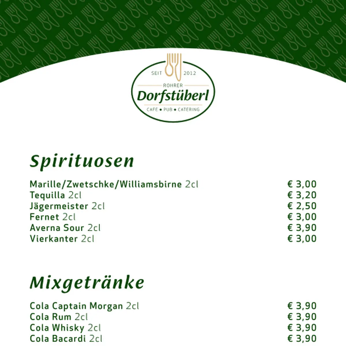 Speisekarte photo 1
