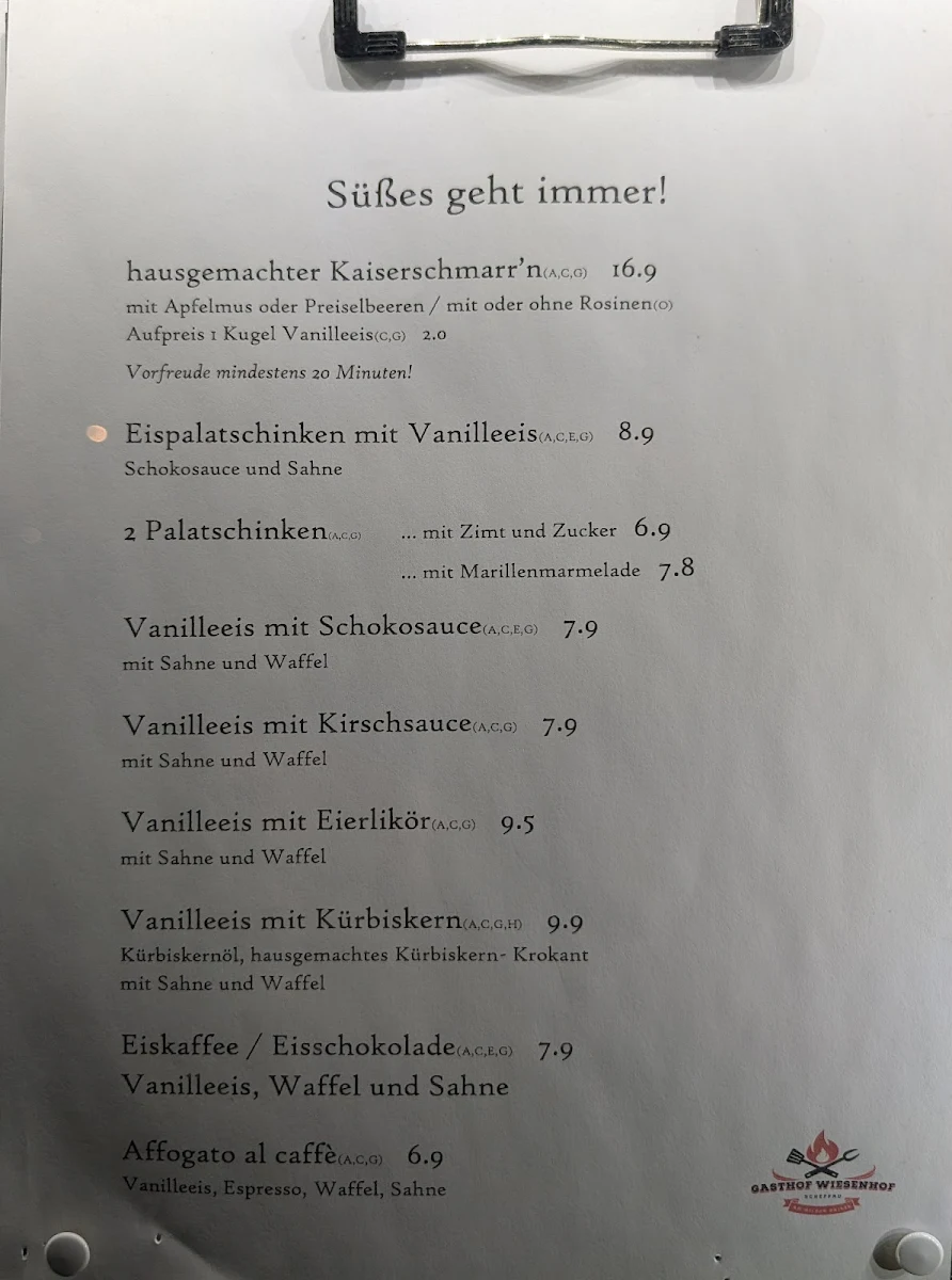 Speisekarte photo 3