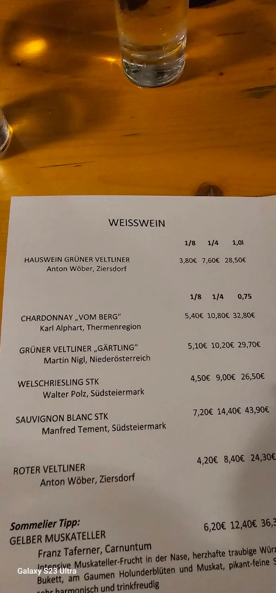 Speisekarte photo 1