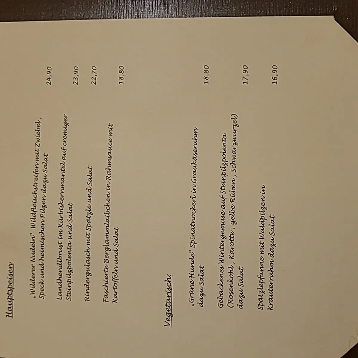 Speisekarte photo 8