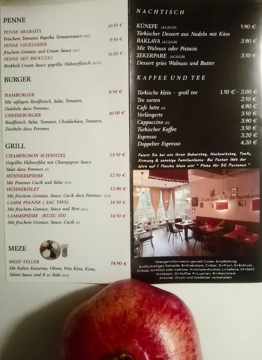 Speisekarte photo 1